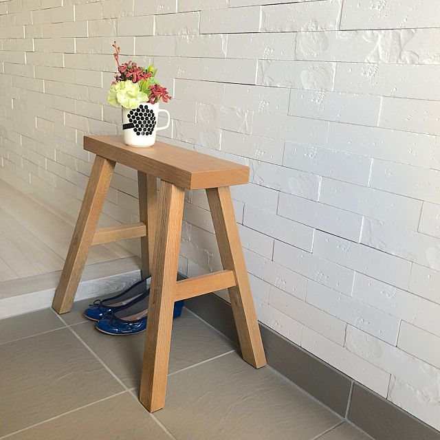 リラックス空間を演出♪便利な無印良品のベンチとスツール