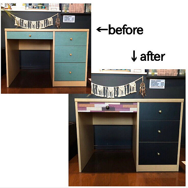 イメージ一新、まだまだ活躍！既存の学習机を生まれ変わらせるリメイク