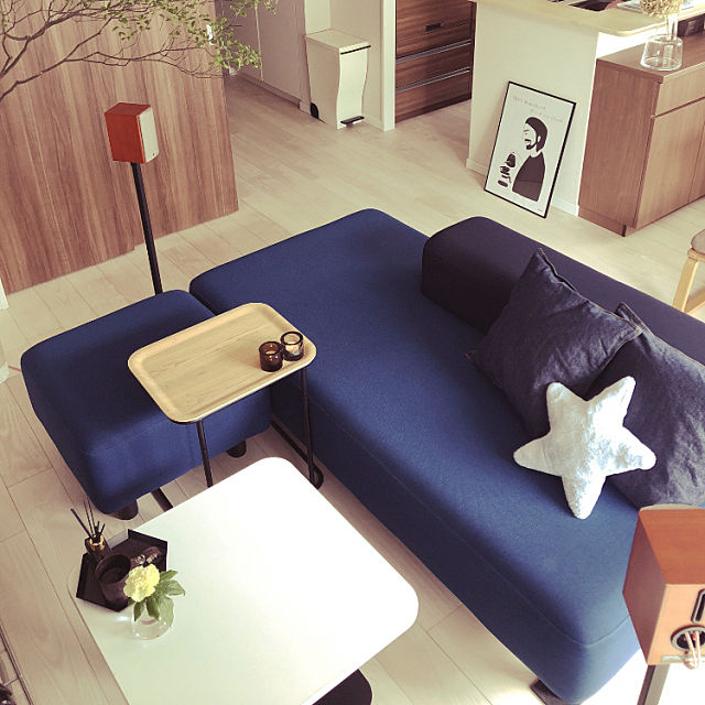 自由なスタイルが魅力♡くつろぐ無印良品のソファベンチ（RoomClip mag）