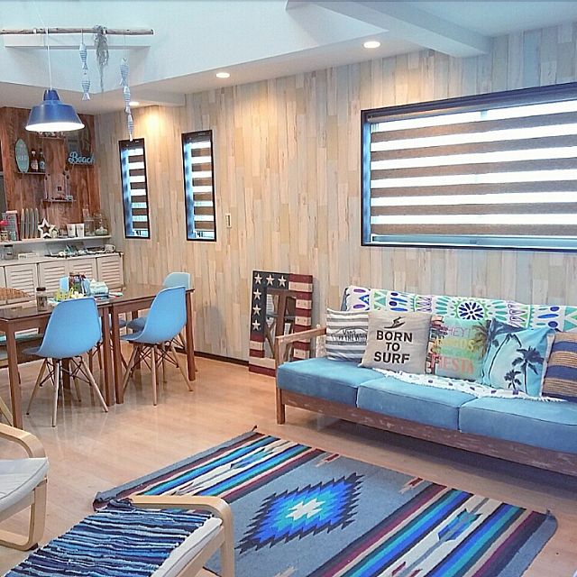 海を感じる部屋で暮らす☆爽やかな風が吹き込むインテリア（RoomClip mag）