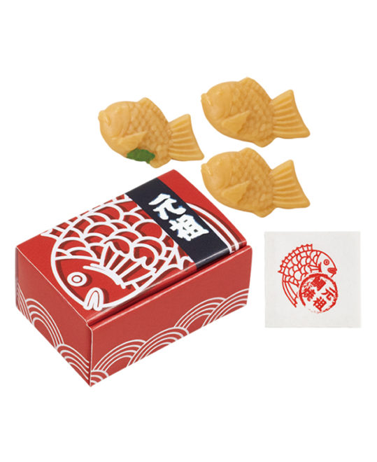 きゃわわ♡金属製焼型付きのたい焼きミニフィギュア（Japaaan）
