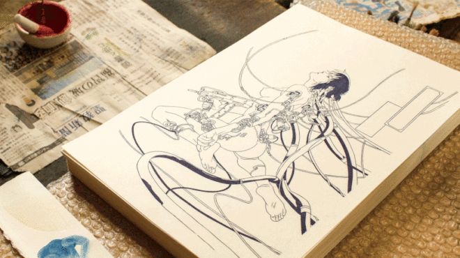 攻殻機動隊 浮世絵の新作キターー！草薙素子が超COOOOL（Japaaan）
