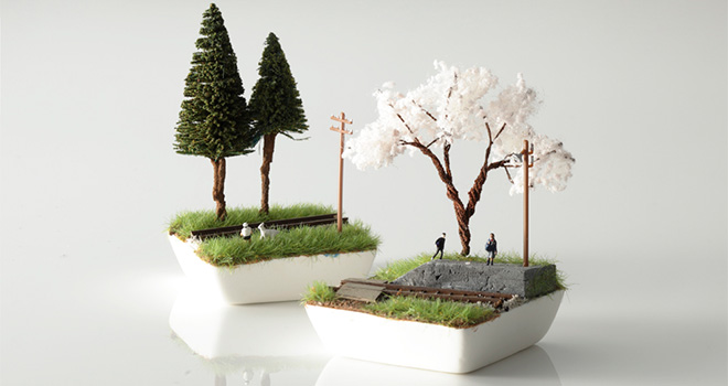 おぉこれはステキ！盆栽と鉄道ジオラマを融合「盆ラマ」（Japaaan）