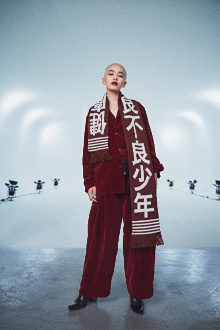 sasquatchfabrix. 17aw 健康優良不良少年 マフラー sasquatchfabrix. 17aw 健康優良不良少年 マフラー ブラウン