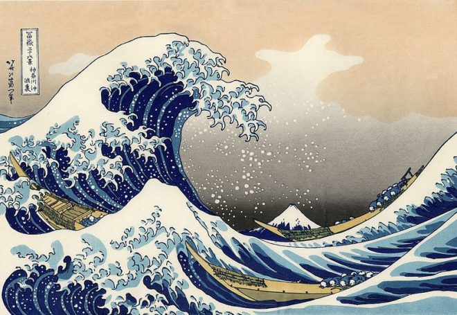 波　絵画　油絵 最初から天才なんていない！葛飾北斎の「波」が完成されていく
