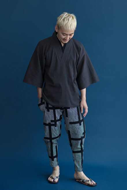 1*9様 Sousou 高島縮 裁付えんゆう穿き 金襴緞子 高島縮 20/20 裁付（たっつけ）えんゆう穿き／金襴緞子（きん