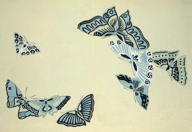 ズバ抜けたセンス！多彩な姿で舞う蝶を描いた神坂雪佳「蝶千種」の驚異