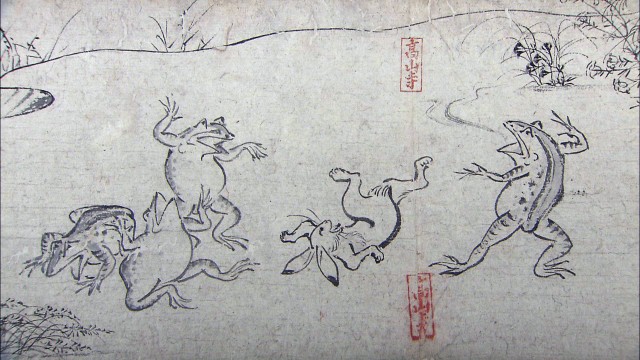 鳥獣戯画鳥羽僧正手作り作品