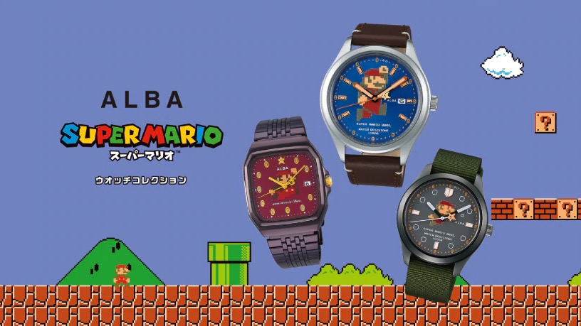 遊び心が随所に！スーパーマリオの世界を表現したキュートな腕時計が