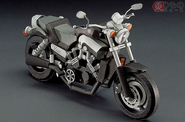 ヤマハ発のペーパークラフト20年 超絶クオリティなぜ無料?（乗りもの