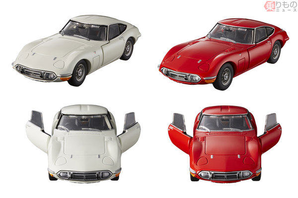 初代「トミカ」6車種が復活 トヨタ2000GTに日産セドリック2000GL