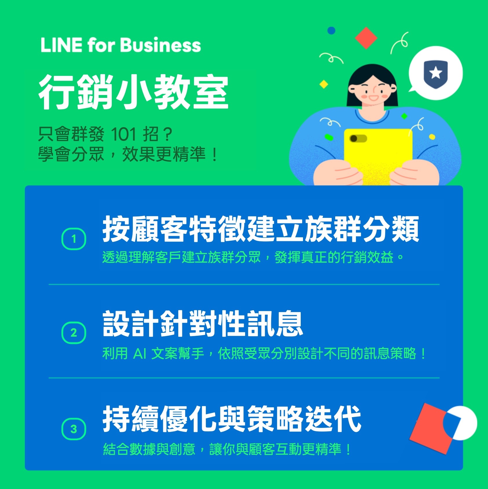 只會群發 101 招？學會分眾，效果更精準！